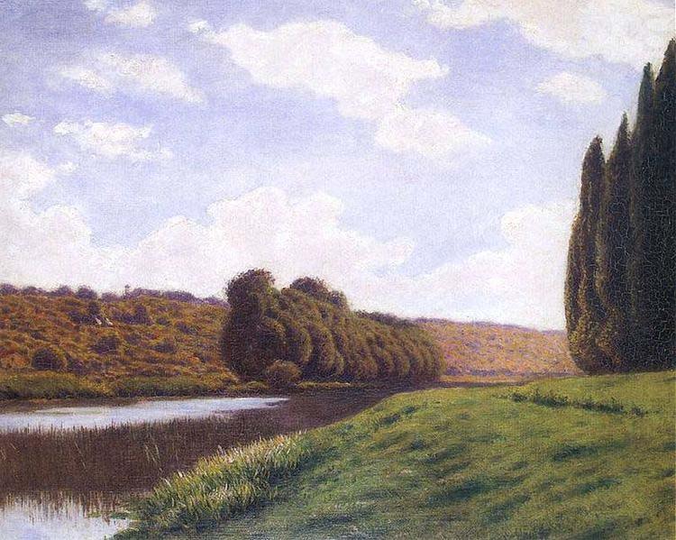Aleksander Gierymski Krajobraz z cyprysami china oil painting image